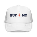 Buffalo, New York Retro Trucker Hat - Lightning Foam Cap-5
