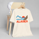 Alaska Retro Mountains Sunset T-Shirt | Vintage Alaska Tee-10