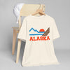 Alaska Retro Mountains Sunset T-Shirt | Vintage Alaska Tee