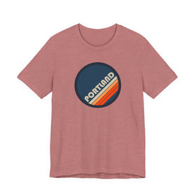 Portland, Oregon T Shirt - Retro Graphic Tee - 0