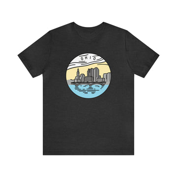 Buy dark-grey-heather Ohio T-Shirt - Unisex Ohio Shirt