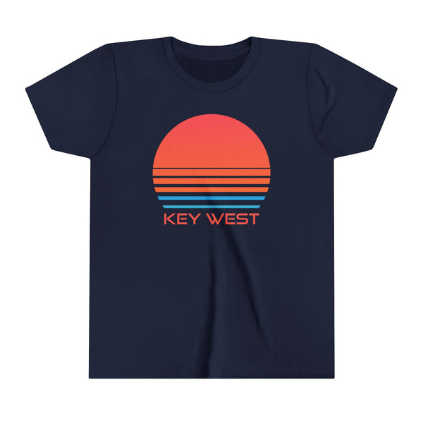 Key West, Florida Youth Shirt - Retro 80s Key West Kid's T-Shirt