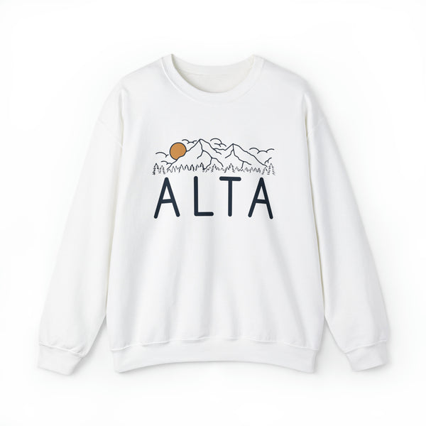 Alta, Utah Sweatshirt - Unisex Crewneck Alta Sweatshirt