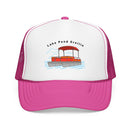 Lake Pend Oreille, Idaho Trucker Hat - Pontoon Boat-3