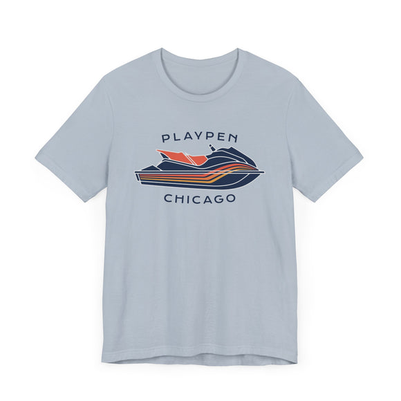Playpen, Chicago Harbor T Shirt - Jetski Boating Graphic Tee
