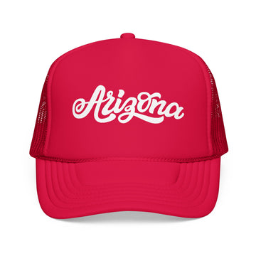 Buy red Arizona Trucker Hat - Arizona Cap