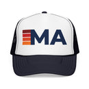 Massachusetts Trucker Hat - MA Abbr retro cap-1