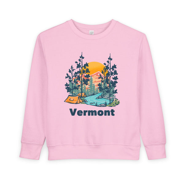 Vermont Toddler Sweatshirt - Vermont Toddler Crewneck Sweatshirt