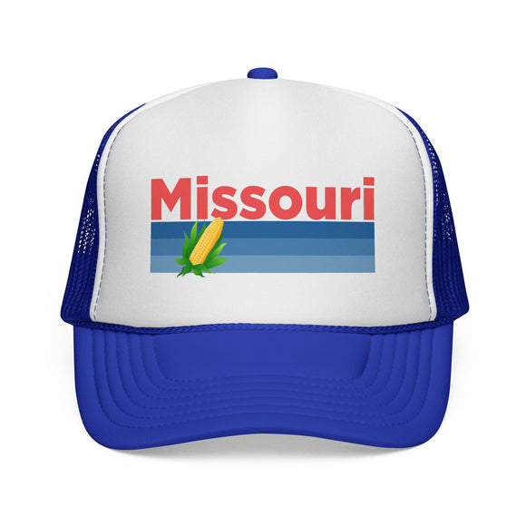 Missouri Retro Corn and Farm Trucker Hat