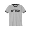 Key West, Florida Cotton Ringer Graphic Tee - Unisex Key West T Shirt, Vintage Style Tee, Men's/Women's Tee