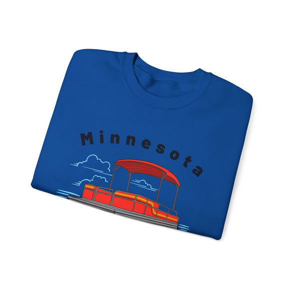 Minnesota Sweatshirt - Pontoon Boat Sweatshirt