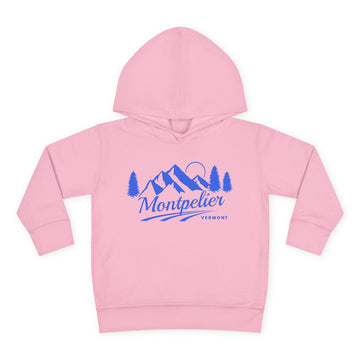Buy pink Montpelier, Vermont Toddler Hoodie - Unisex Mountain Montpelier Pullover Sweatshirt, Kids Hooded Jumper, Vermont Souvenir