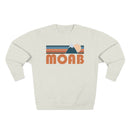Premium Moab, Utah Retro Mountain Graphic Sweatshirt-1