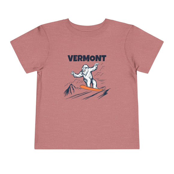 Vermont Yeti Snowboard Toddler Tee