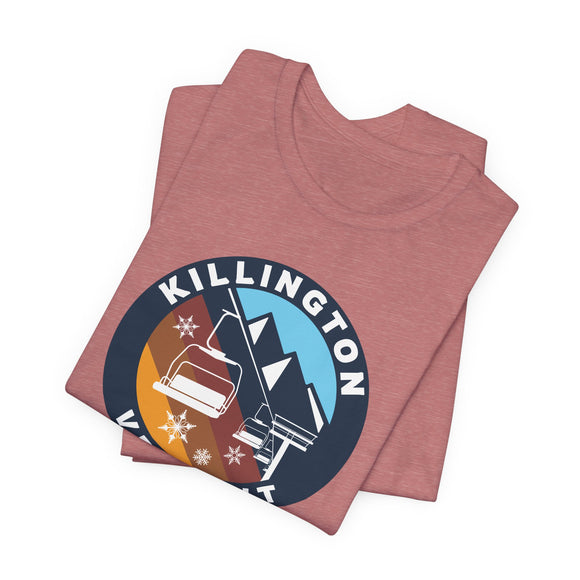 Killington, Vermont T Shirt - Retro Ski Lift Tee