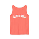 Lake Geneva, Wisconsin Tank Top Unisex | Comfort Colors - 100% Cotton-1