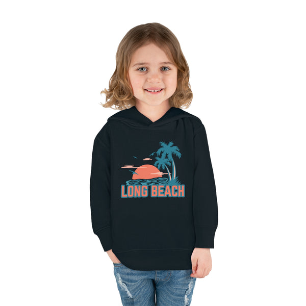 Long Beach, California Toddler Hoodie - Unisex Long Beach Toddler Sweatshirt