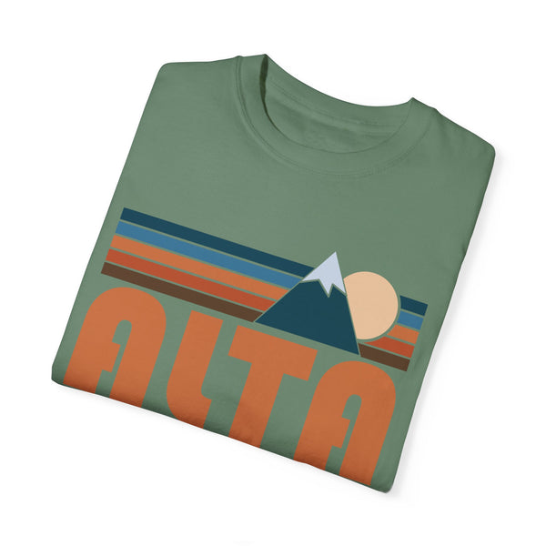 Alta, Utah Graphic Tee, Comfort Colors Retro Unisex Alta T shirt, Mountain Adventure Shirt