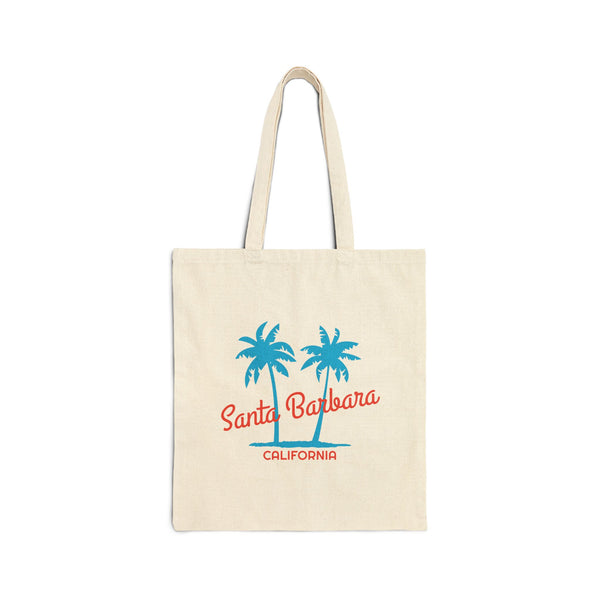 Santa Barbara, California, Cotton Canvas Santa Barbara Tote Bag