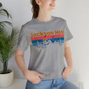 Jackson Hole, Wyoming Shirt - Mountain Sunset Unisex Jackson Hole T-Shirt-114