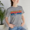 Jackson Hole, Wyoming Shirt - Mountain Sunset Unisex Jackson Hole T-Shirt