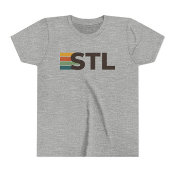 Buy athletic-heather St. Louis, Missouri Youth Tee - STL T Shirt