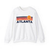 Atlanta, Georgia Sweatshirt Retro Sun Unisex - Atlanta Vintage Inspired Warm Pullover Jumper