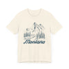 Montana Graphic Tee - Mountain Illustration Montana T Shirt