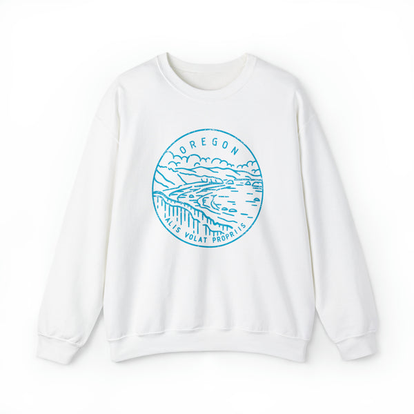 Oregon Sweatshirt - Unisex Distressed Oregon Sweatshirt