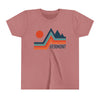 Vermont Youth Shirt - Retro Mountain Vermont Kid's T-Shirt