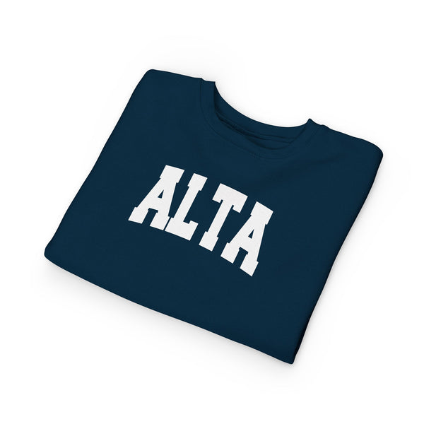 Alta, Utah Toddler Sweatshirt - Alta Toddler Crewneck Sweatshirt