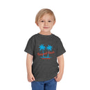 Newport Beach, California Toddler T-Shirt - Retro Palm Tree Toddler Newport Beach Shirt-15