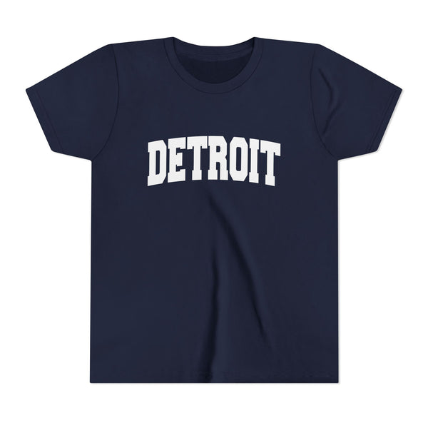 Detroit, Michigan Youth Graphic Tee - Kids Detroit T Shirt