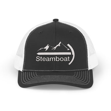 Steamboat, Colorado Snapback Trucker Cap - Embroidered Steamboat Hat - 0