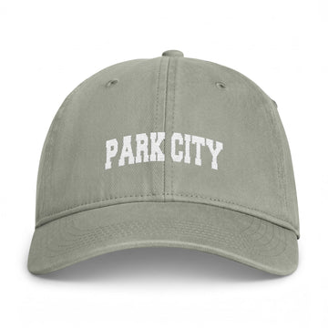 Buy sandstone Park City, Utah Washed Baseball Cap - Vintage Coastal Comfort Colors