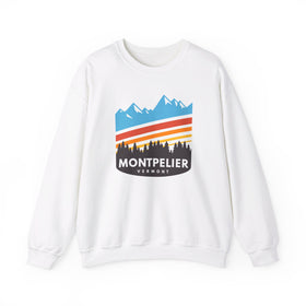 Montpelier, Vermont Sweatshirt - Unisex Retro Crewneck Montpelier Sweatshirt