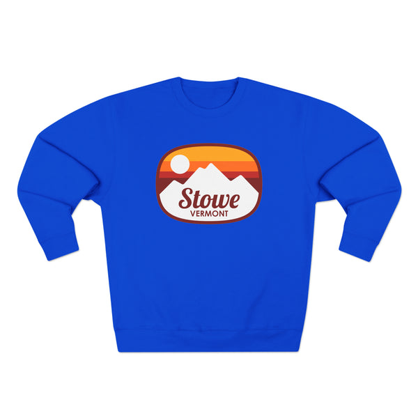 Premium Stowe, Vermont Sweatshirt - Retro Unisex Sweatshirt