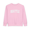 Seattle, Washington Sweatshirt - Seattle Toddler Crewneck Sweatshirt-5