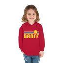 Banff, Canada Toddler Hoodie - Retro Sunrise Unisex Banff Toddler Sweatshirt-17