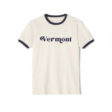 Vermont Cotton Ringer Graphic Tee - Unisex Vermont T Shirt, Vintage Style Tee, Men's/Women's Tee