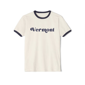 Vermont Cotton Ringer Graphic Tee - Unisex Vermont T Shirt, Vintage Style Tee, Men's/Women's Tee