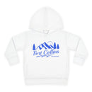 Fort Collins, Colorado Toddler Hoodie - Unisex Mountain Fort Collins Pullover Sweatshirt, Kids Hooded Jumper, Colorado Souvenir-1