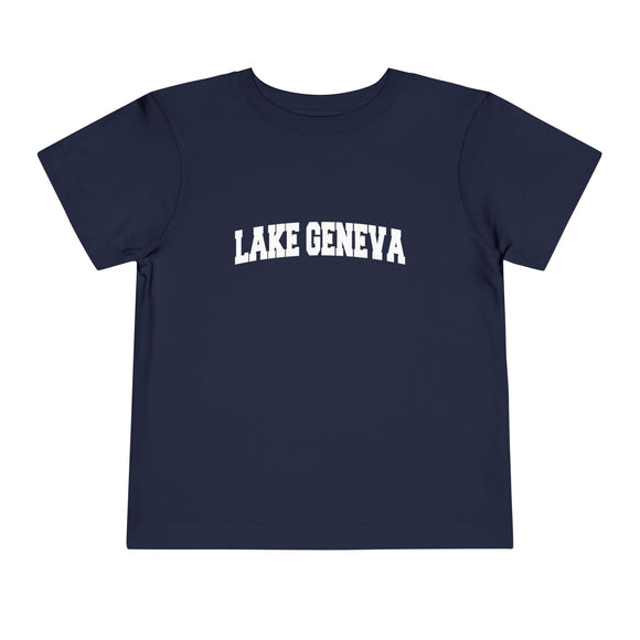 Lake Geneva, Wisconsin Toddler Graphic Tee - Kids Lake Geneva Vacation Shirt