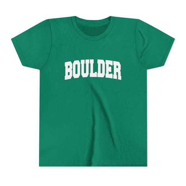 Boulder, Colorado Youth Graphic Tee - Kids Boulder T Shirt