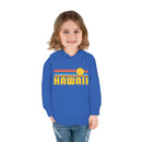Hawaii Toddler Hoodie - Retro Sunrise Unisex Hawaii Toddler Sweatshirt-17