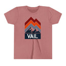 Vail, Colorado Youth Shirt - Retro Mountain Vail Kid's T-Shirt-1