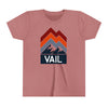 Vail, Colorado Youth Shirt - Retro Mountain Vail Kid's T-Shirt