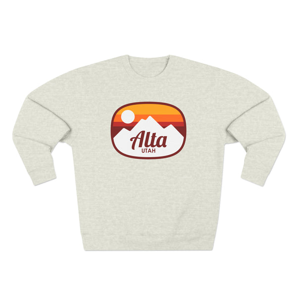 Premium Alta, Utah Sweatshirt - Retro Unisex Sweatshirt