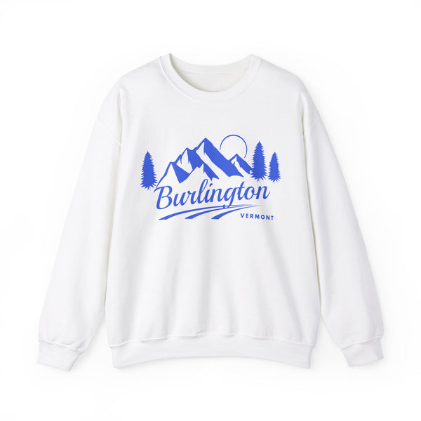 Burlington, Vermont Sweatshirt - Unisex Mountain Burlington Sweatshirt
