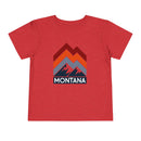Montana Toddler T-Shirt - Retro Palm Tree Unisex Toddler Montana Shirt-5